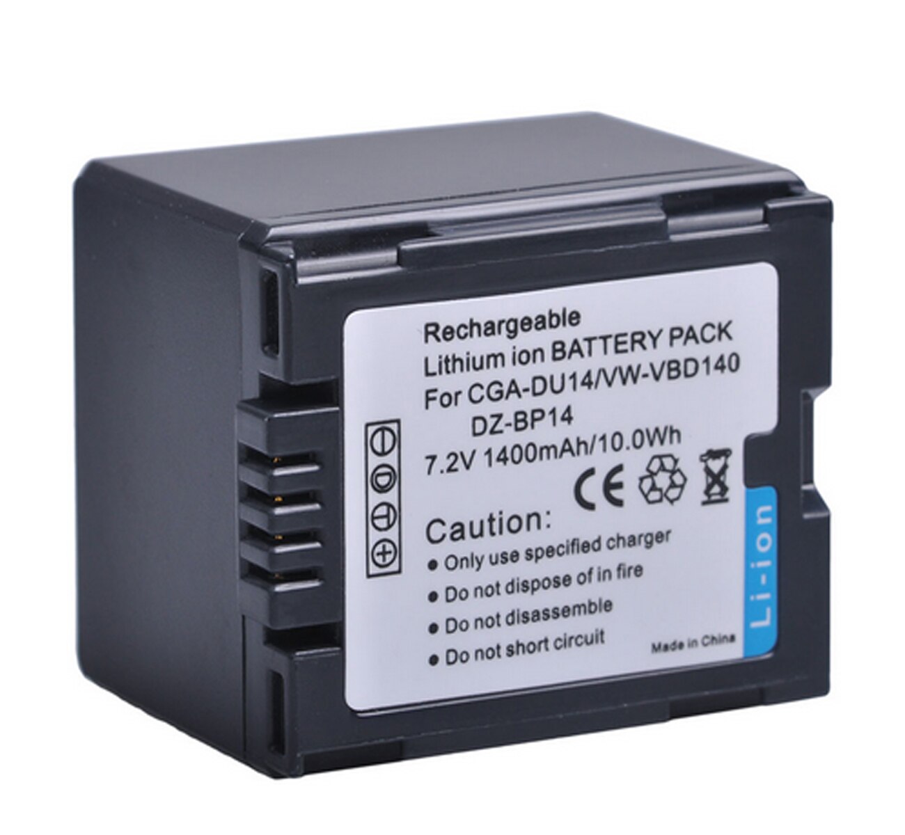 Batterie Rechargeable Lithium-ion pour Hitachi DZ-BP07PW, DZ-BP07S, DZ-BP14S, DZ-BP14SJ, DZ-BP14SW, DZ-BP21SJ, DZ-BP21SW,,
