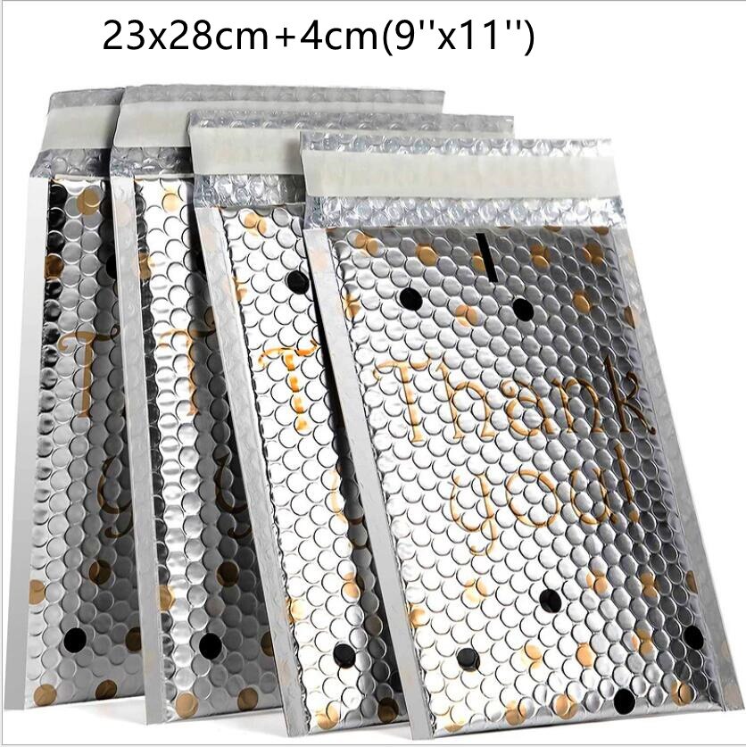 5pcs Thank You Bubble Envelope Courier Bag Padded Envelopes Packaging Bags: Thank You 23x28cm