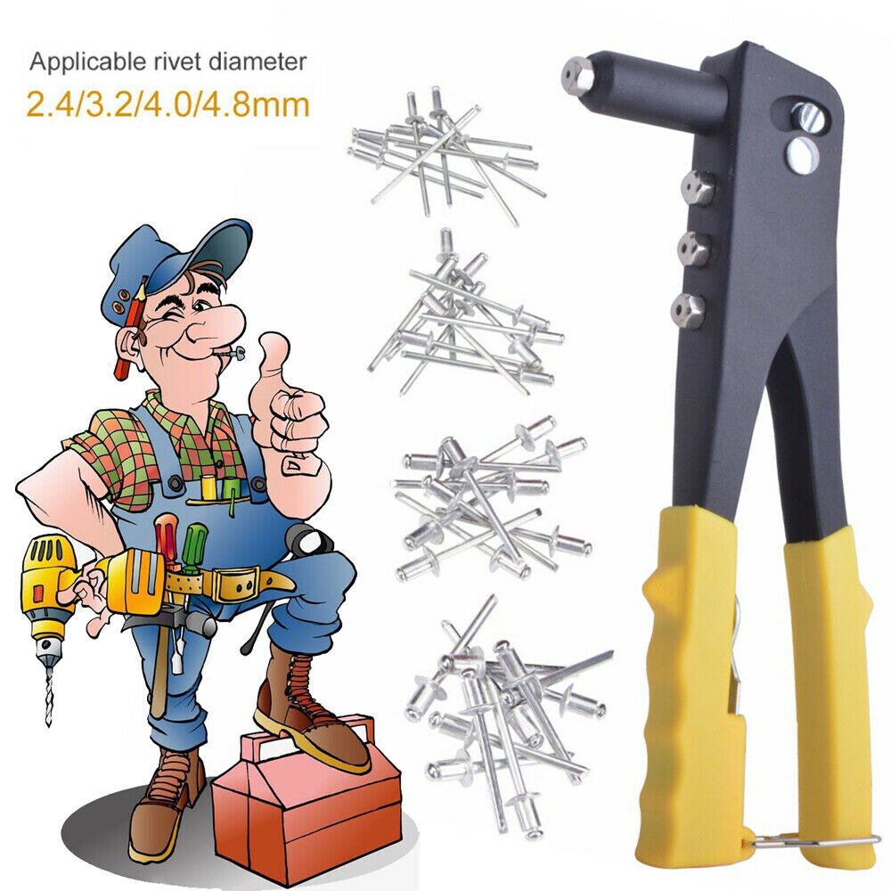 Pop Riveter Gun Rivets Kit Blind Rivet Hand Tool S... – Grandado