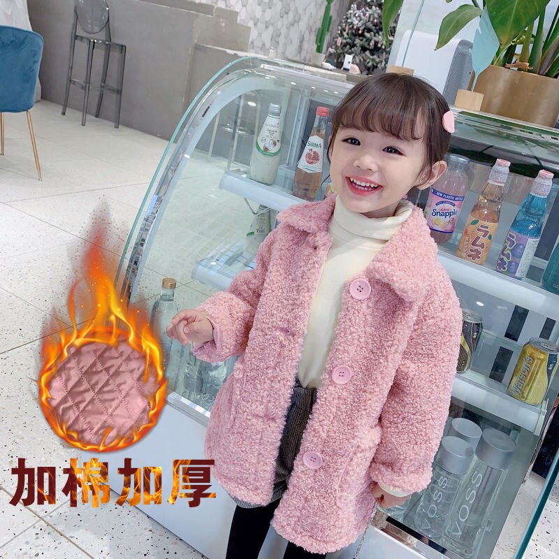 Meisjes Jas Herfst Winter Dikke Warme Meisjes Jas Kinderen Jas Winter Katoen Meisjes Bontjas Kids Baby Bovenkleding Peuters