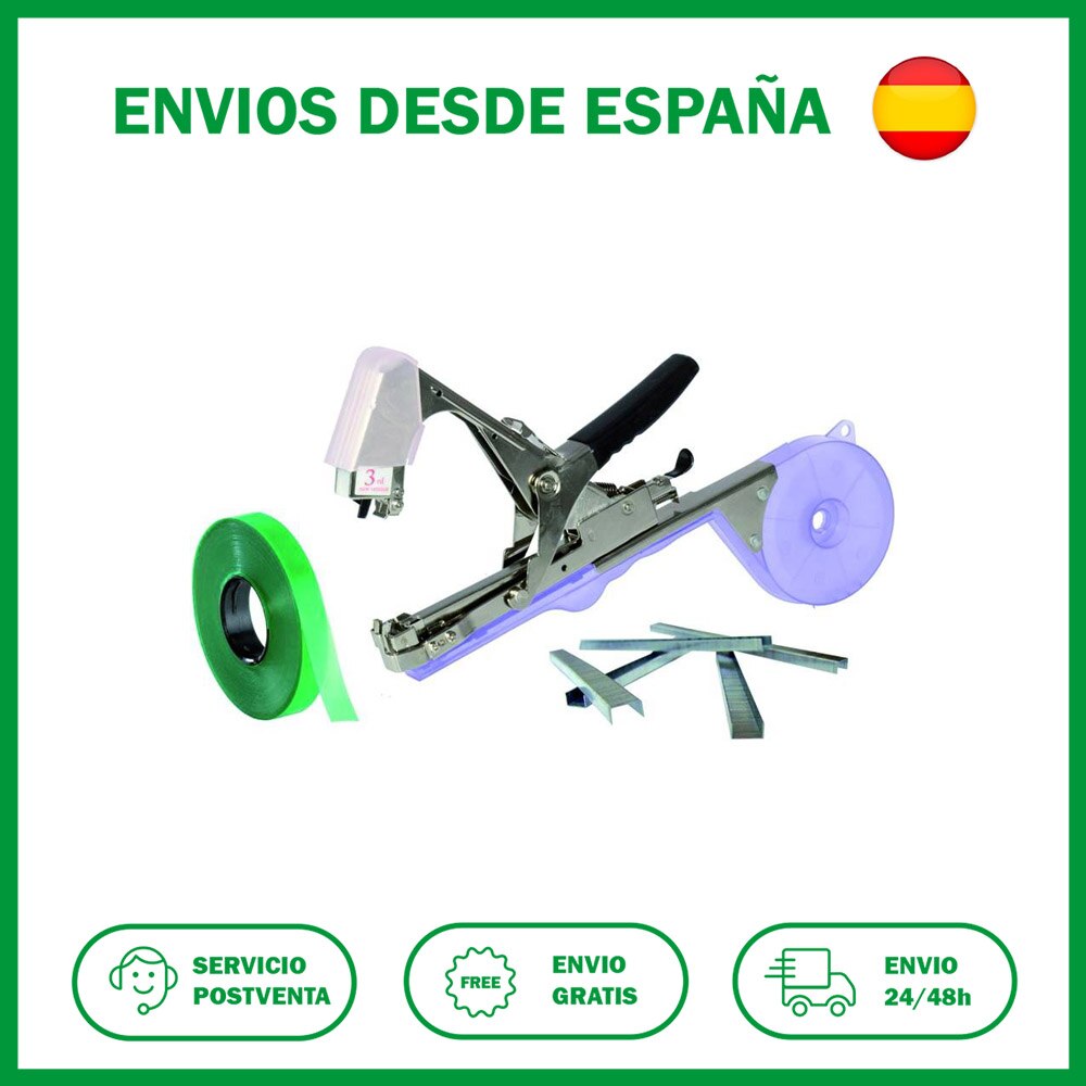 Grapas para tenaza atadora J-99. Herramientas de jardín de la Clavex.