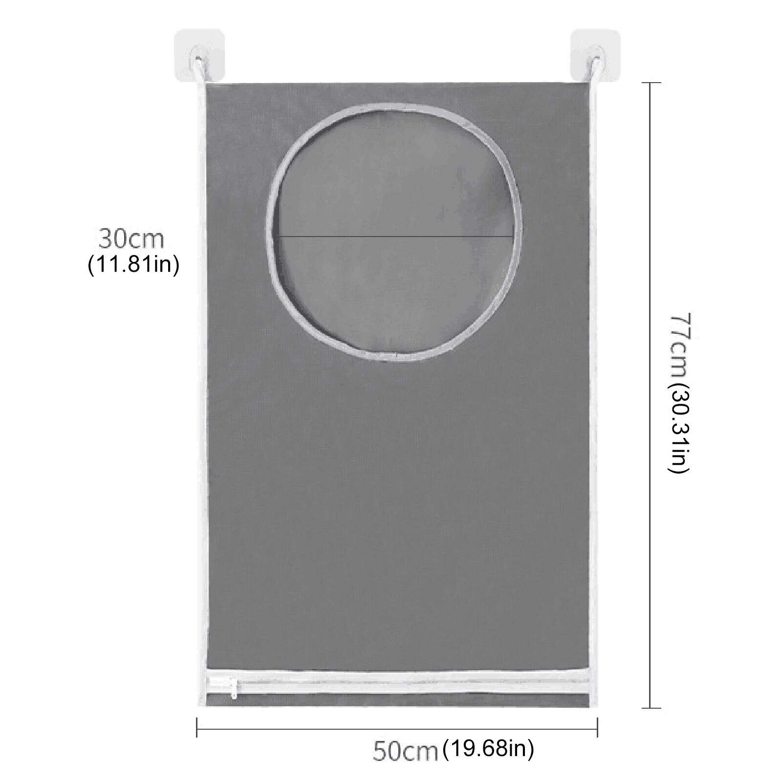 Sacs à linge suspendus à la porte, pour vêtements sales, machine à laver, sac de rangement mural de salle de bain, panier à linge suspendu avec crochets