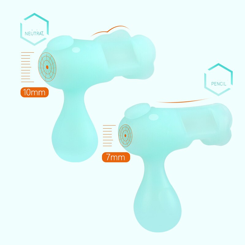 Silicone Writing Posture Correcting Tool Pencil Cap Posture Corrector Adjuster Child Student Stationery Hold a Pen Device