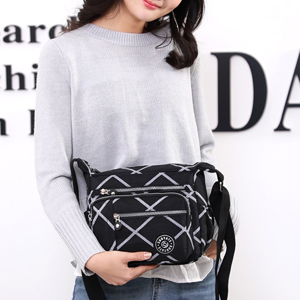 Schoudertassen Voor Vrouwen Waterdichte Nylon Handtas Rits Portemonnees Messenger Crossbody Tas Bolsa Feminina S