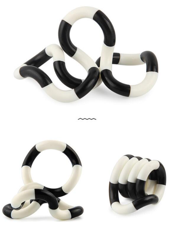 Anti Stress Toys Fidget Tangele Twist Stress Toy Adult Decompression Child Deformation Tangle Rope For Stress Anxiety: 3