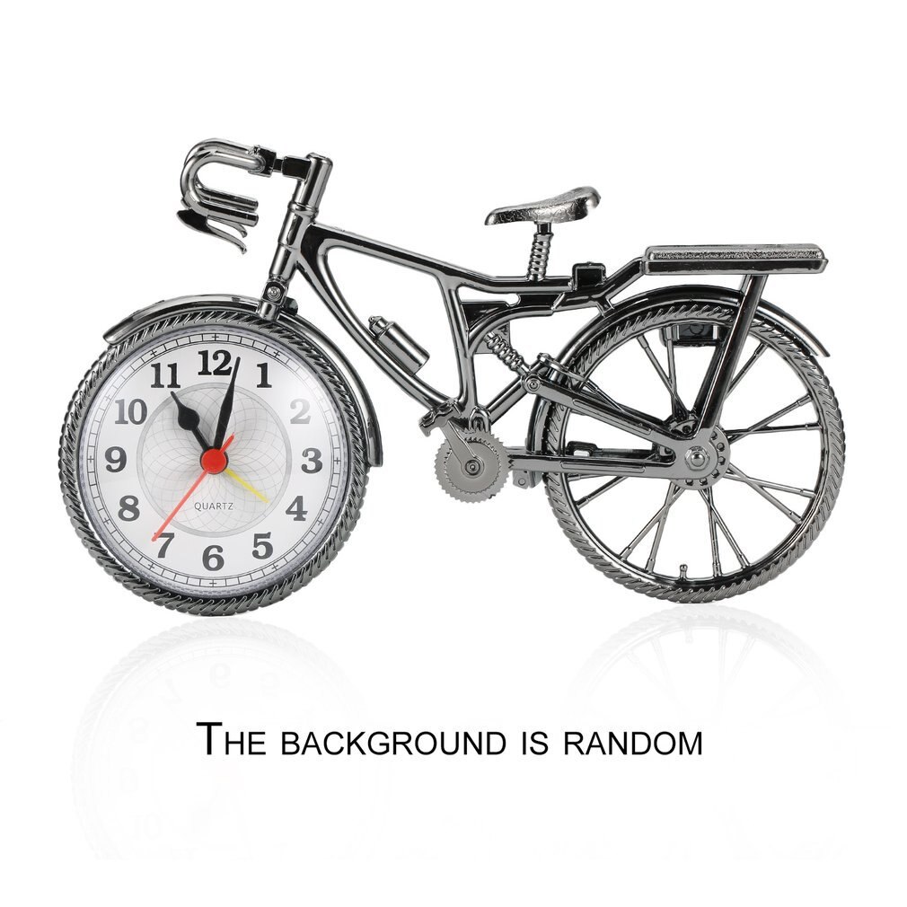 1Pcs Retro bicycle Alarm Clock Cool Style Clock Personality NZ-035 22*6*13cm