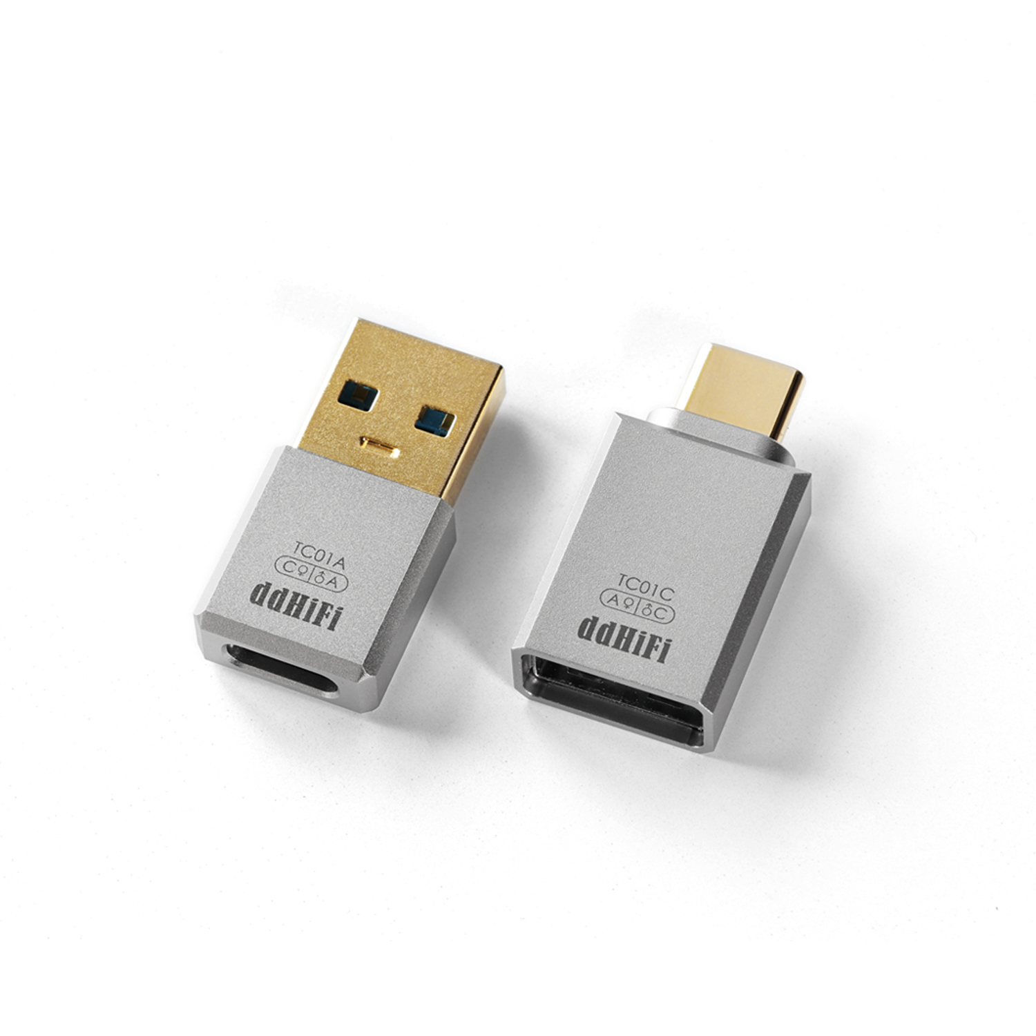 DD ddHiFi TC01A and TC01C HiFi USB-A to USB-C Adapter Converter, Compatible with Phone, Computer, PC, Tablet and More: Red