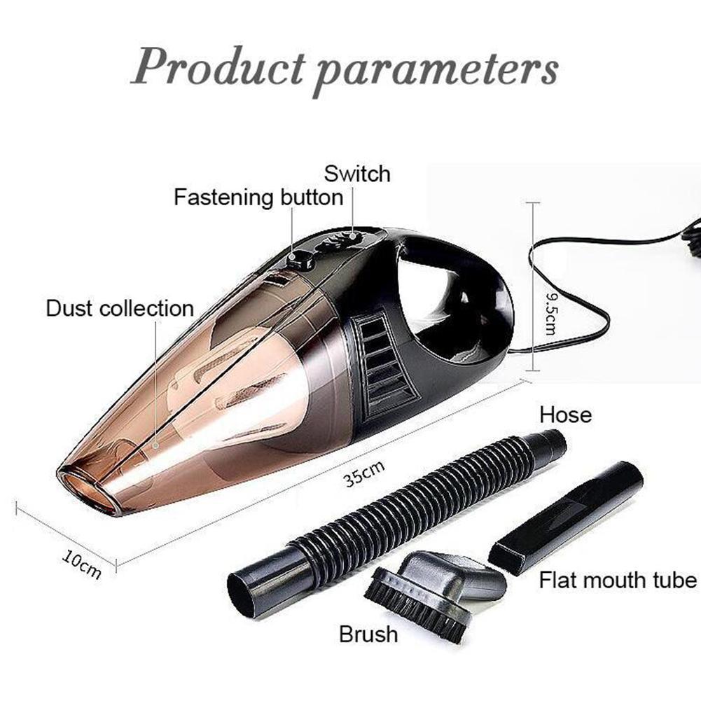 12V Handheld Vacuum Cordless,Powerful Cyclone Suction Rechargeable Portable Cleaner Easy Using Vacuum N8Z5