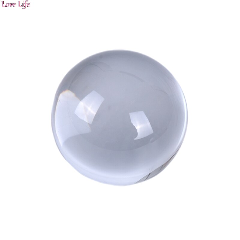 30mm Crystal Ball Quartz Glass Transparent Ball Spheres Glass Ball Photography Balls Crystal Craft Decor Feng Shui: clear