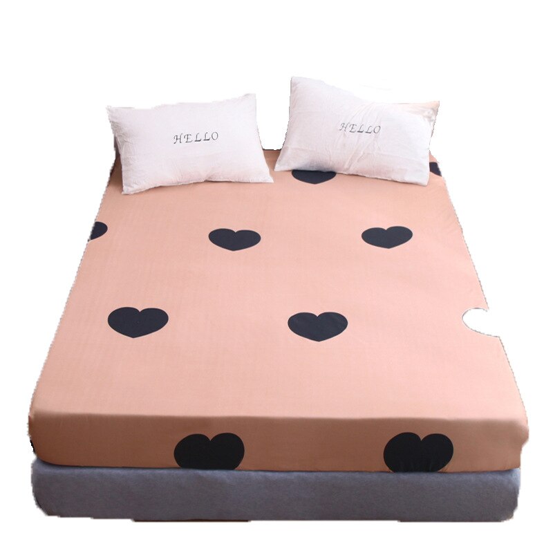 52 Roze Liefde Meisje Cover Bed Jongen Matrashoes Ademend Bed Cover Volwassen Kind Matras Protector Zomer Slaapmat