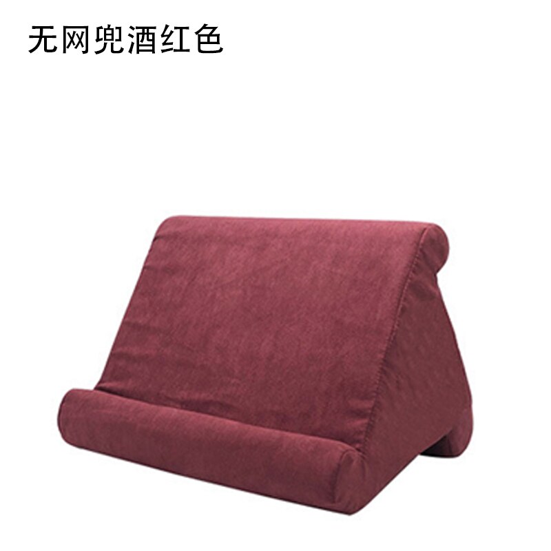 Support de coussin multi-angles pour ipad, Smartphones, tablettes, livres, liseuses, Magazines, disponible en 7 couleurs: Wine No Bag