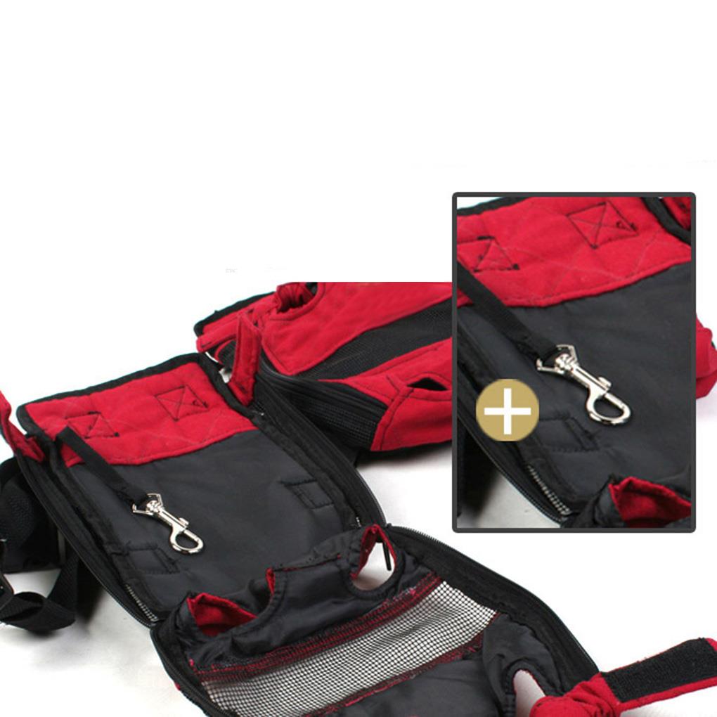 Pet Dog Carrier Bag Travel Backpack Breathable Bag Shoulder Cap Puppy Carrier Pouch Holder With Legs Out