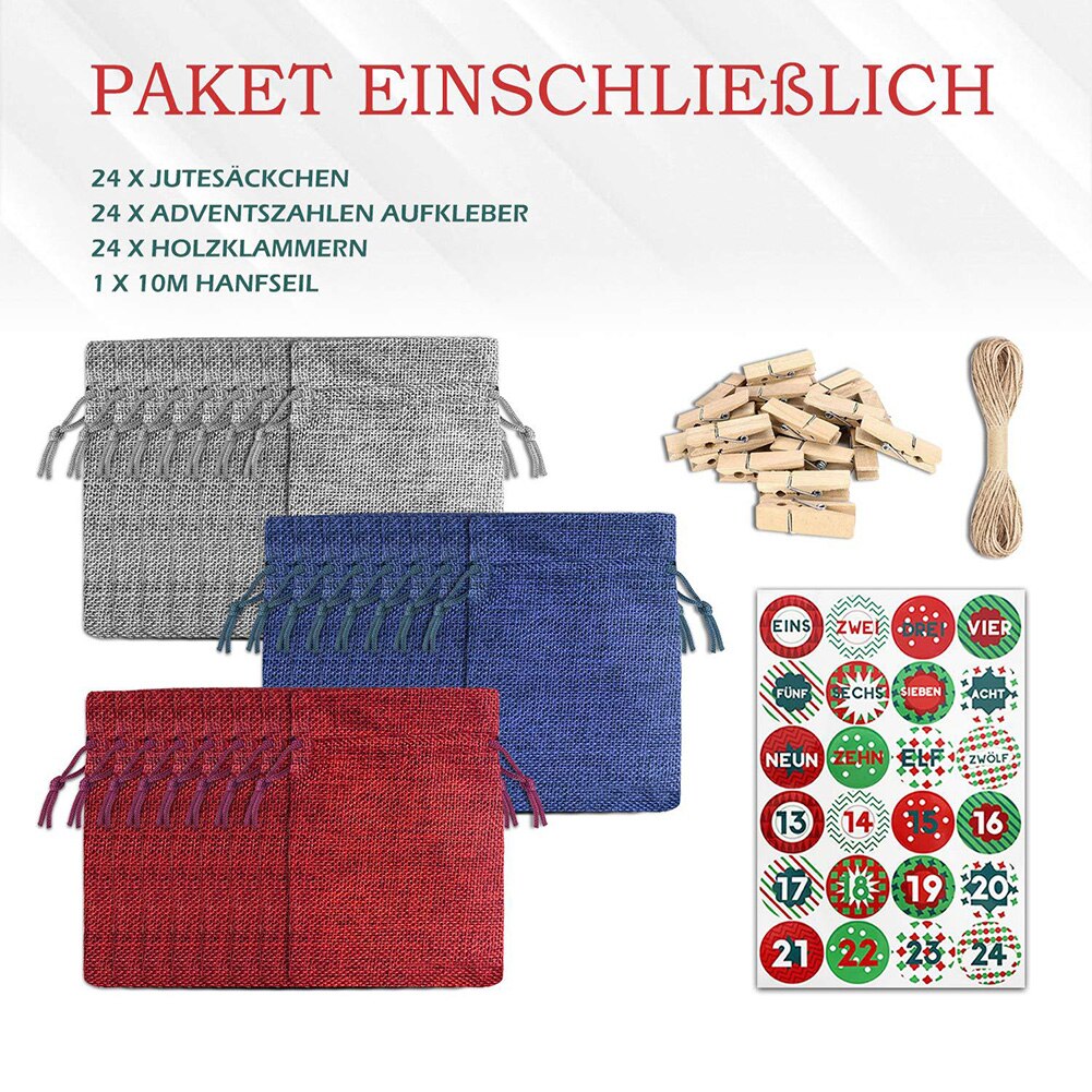 Kerst snoepzak vulling kous decoratie feestdecoratie set kerst advent