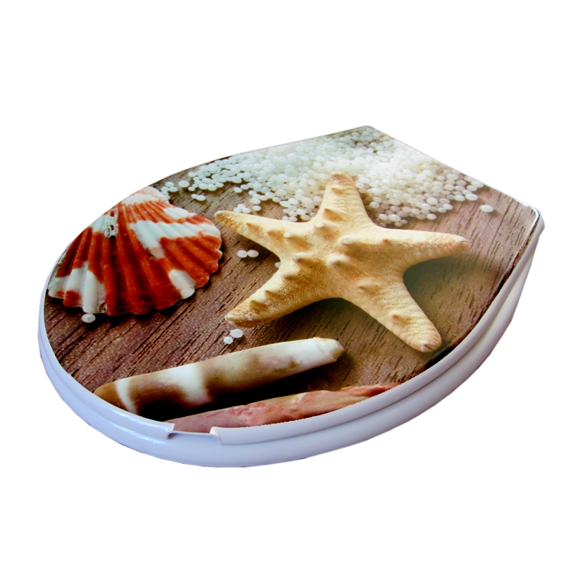 toilet lid cover standard closing colorful toilet Grandado