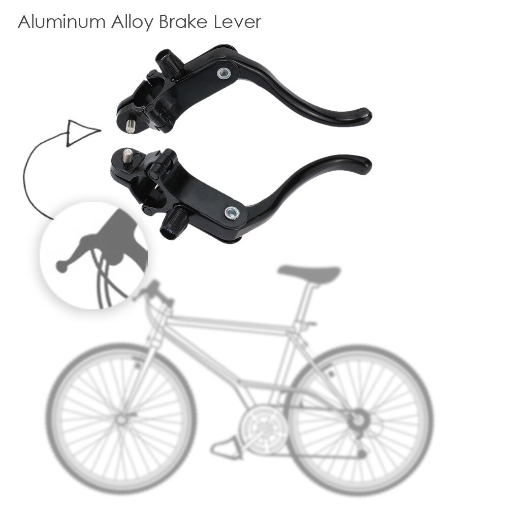Palanca de freno para bicicleta de montaña, juego de palanca de freno trasero y delantero de aluminio, 1 par