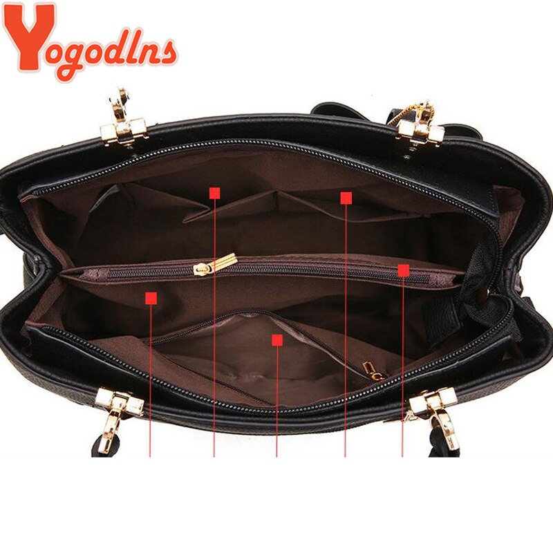 Yogodlns Women Bag Vintage Handbag Casual Tote Women Messenger Bags Shoulder Top-Handle Purse Wallet Leather