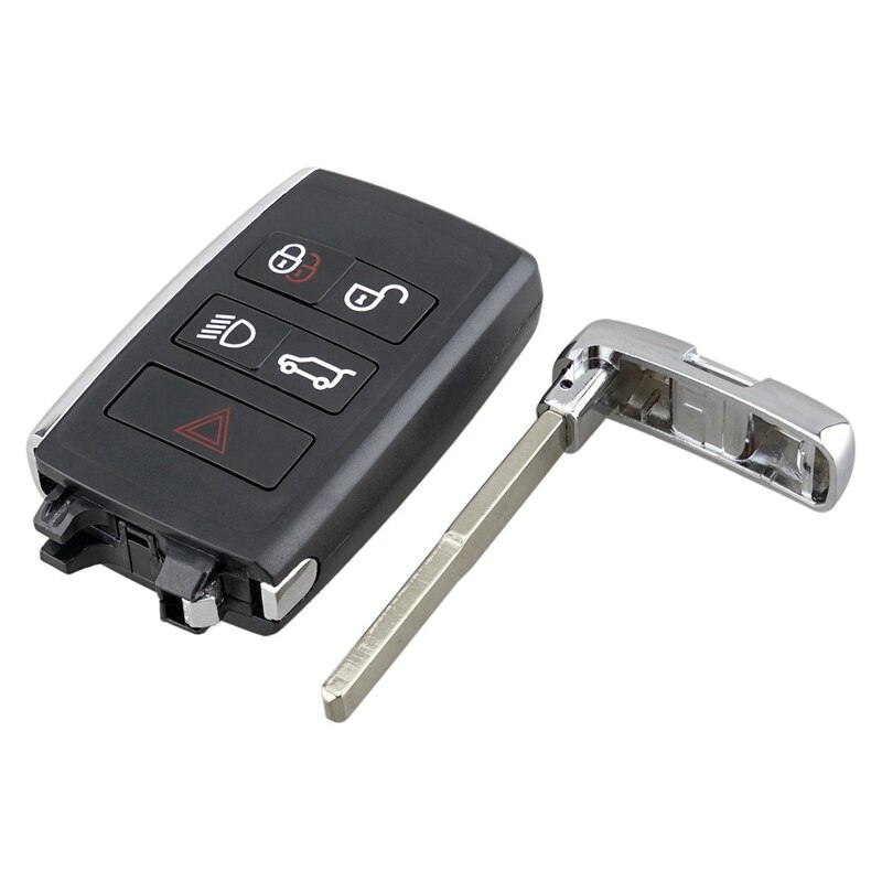 Auto Slimme Afstandsbediening Sleutel 5 Button Key Shell Case Fit Voor Jaguar F-Tempo F-Type Xe Xf xj