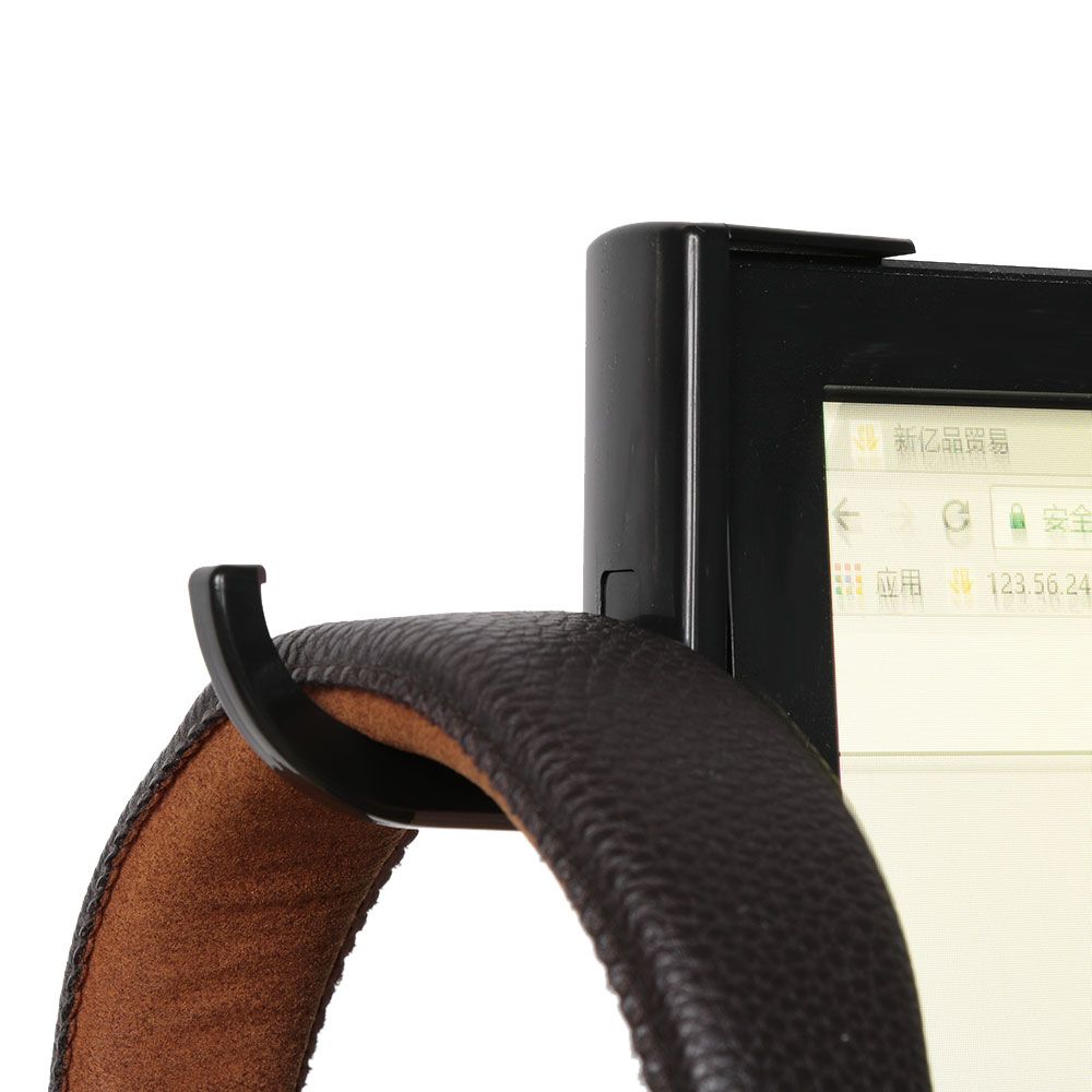 1pc selbst klebender Kopfhörer haken Headset KleiderbüGel Halfter Haken Band Aufkleber für Schreibtisch PC Anzeige Monitor Kunststoffst änder Zubehör