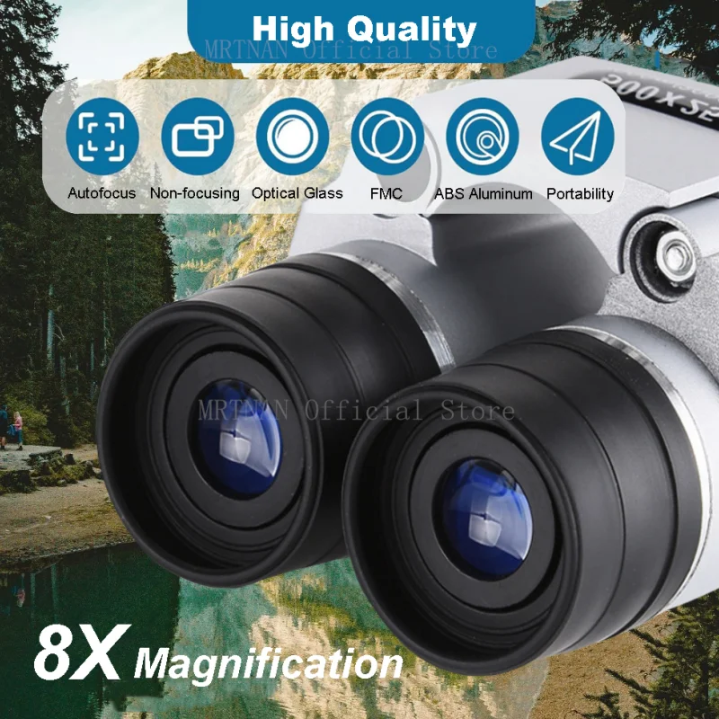 50000m Powerful Binoculars Automatic Focusing Telescope HD High-magnification Low-light Portable Outdoor Binoculars