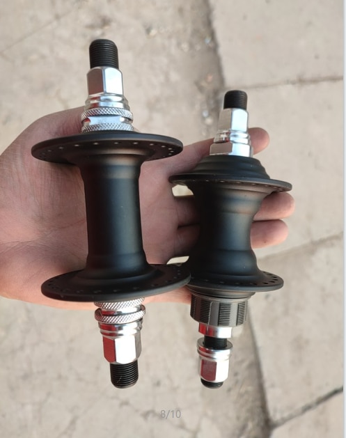 BMX hub 48 hole street bike bearing hub 14MM axle action bicycle front rear hub: front and rear