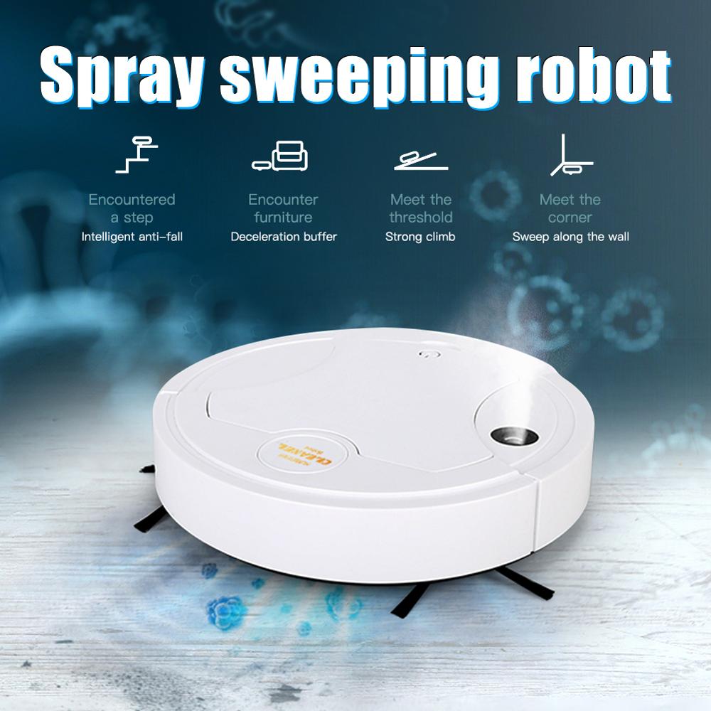 Intelligent Sweeping Robot Household Charging Sweeping Vacuuming Mopping Spray Ultraviolet 5-in-1 Cleaning Machine