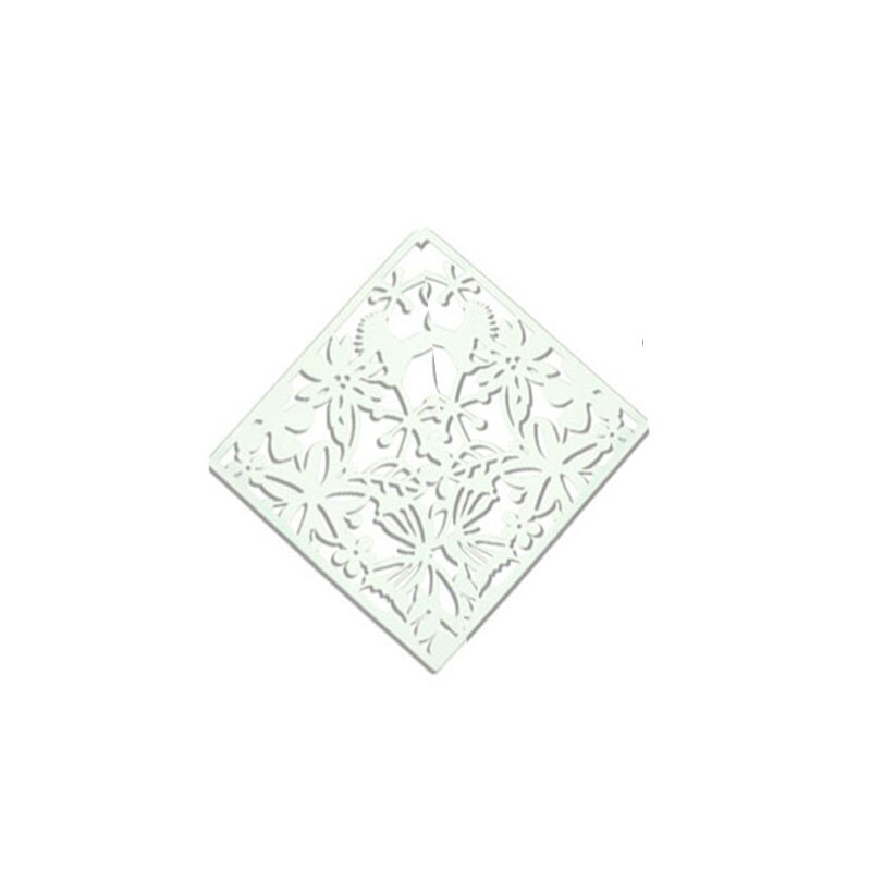 Paravent mural suspendu 3 couleurs | Ajouré de fleur, ajouré, séparation de pièce, maison: White