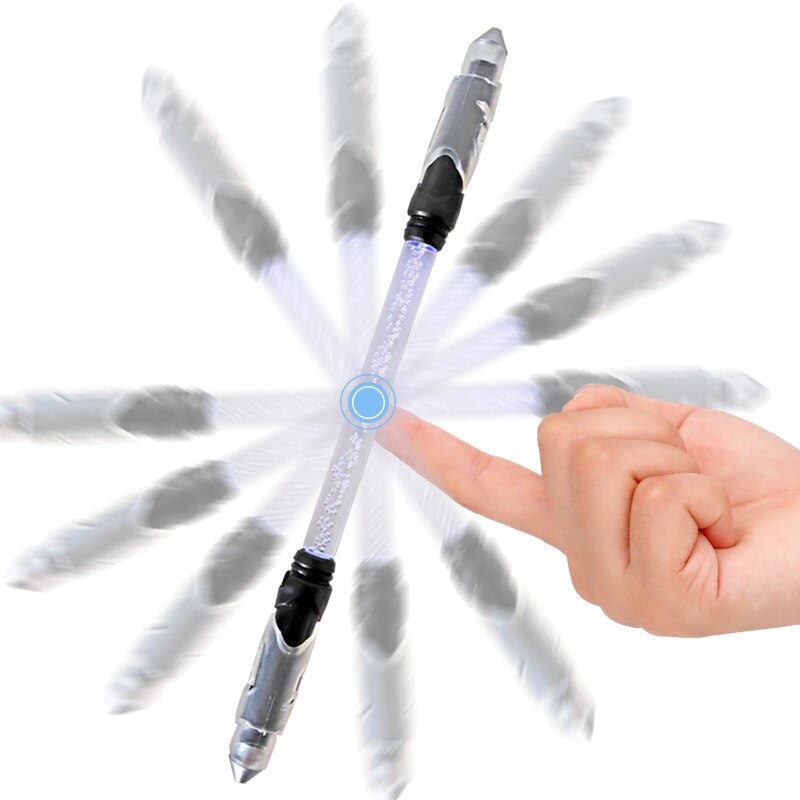 Fun rotating pen game pen for children students pen ballpoint pen pressure relief pen stationery school supplies