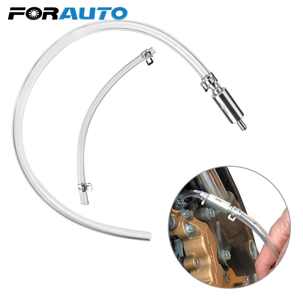 Brake Bleeding Tool Kit Car Bleeder Hose Brake Fluid Oil Change Tool One Way Valve Tube Hydraulic Clutch