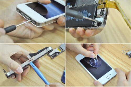 Herramientas de apertura, destornillador de barra de palanca de Metal para Oukitel U15S U20 Plus K7000 U15 Pro C3 C2 U7 Plus K6000 Pro U13 C4 U11 Plus
