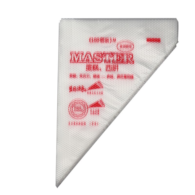 100 Stuks Wegwerp Spuitzak Piping Cake Gebak Cupcake Decorating Fit Alle Size Nozzles Pastry Tassen Bakvormen Gereedschap