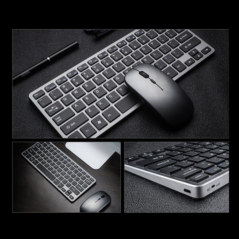 Wireless Charging Keyboard and Mouse Combination Charging Mouse Charging Keyboard Set for Laptop