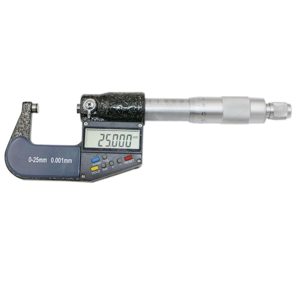 25mm/0.001mm Large LCD Metric/Inch ConversionElectronicDigital Micrometer