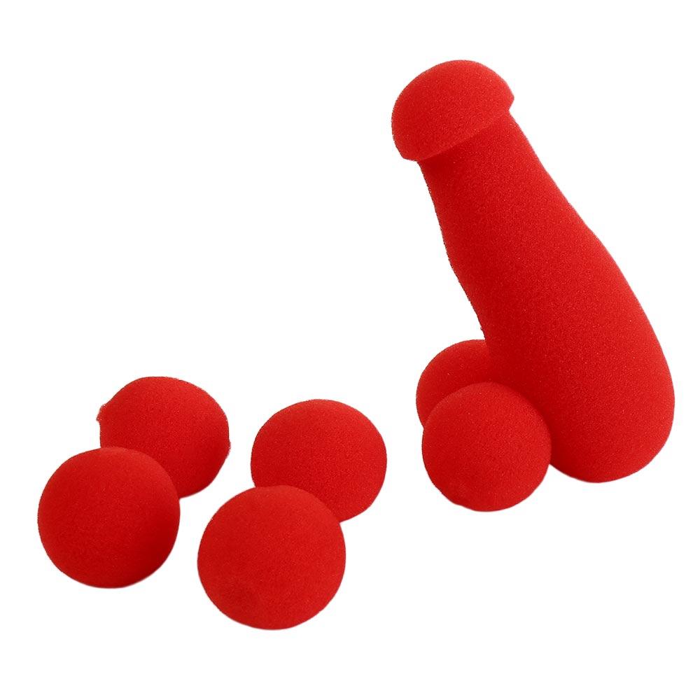 Rode Spons Ballen Goocheltruc Spons Magic Prop Gimmick Kleine Spons Broer Uitvoeren Mentalisme Magische Rode Spons Straat Podium