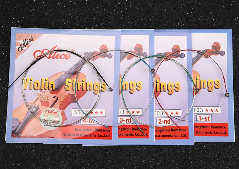 carbon steel voilin strings E1/A2/D3/G4 loose volin strings 10pcs