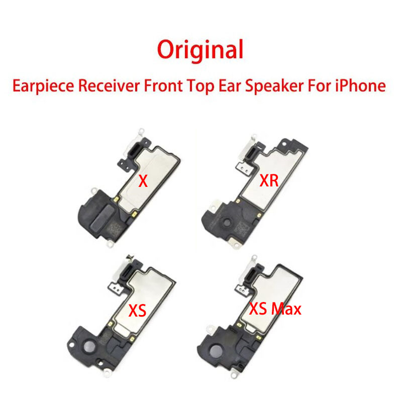 Auricular frontal superior Original para iPhone X Xr Xs Max, altavoz, auriculares, receptor de sonido flexible