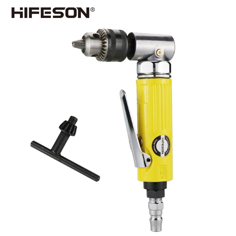 HIFESON – perceuse à Air coudée à Angle droit de 90 °, perceuse à Air en forme de L, perceuse à Air à grande vitesse, perceuse d&#39;angle