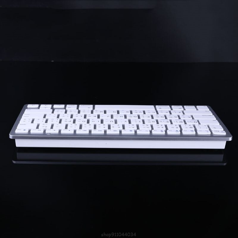 Thailand English Thai 78 Keys Wireless Bluetooth Keyboard for i-Pad Laptop Mac-book Tablet PC Mobile Phone Notebook Ja06 20