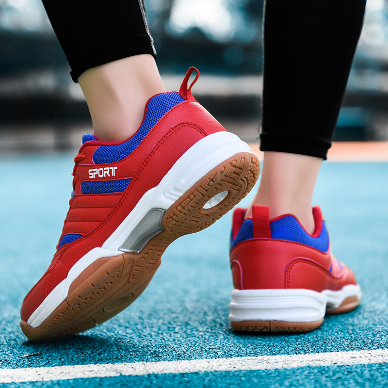 Men Badminton Sneakers Anti-Slippery Athletic Shoes Male Indoor Training Sport Tennis Sneakers Lightweight Badminton Shoes