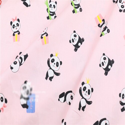 Pandabeer twill katoenen stof diy patchwork quilten naaien knutselen kussens baby huis beddengoed decoratie tilda teido tissus kleding: Nr . .1 / 50 x 160cm 1pc