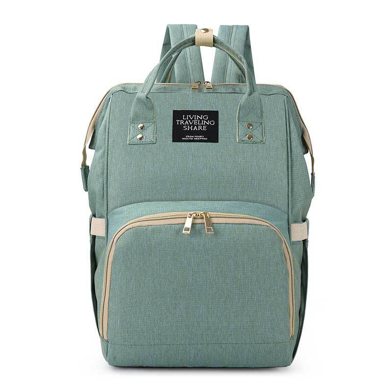 Licht Luiertas Multifunctionele Grote Volume Mother 'S Bag Verbeterde Waterdichte Rugzak Zwangere Vrouwen Zogende Verpleging: Green