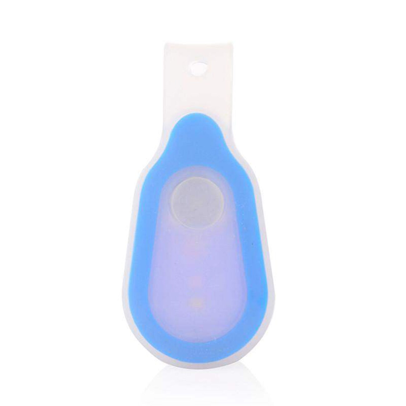 Draagbare Hand Gratis Led Zaklamp Clip Op Kleding Outdoor Led Magneet Nachtlampje Voor Camping Wandelen Klimmen Wandelen: Blue