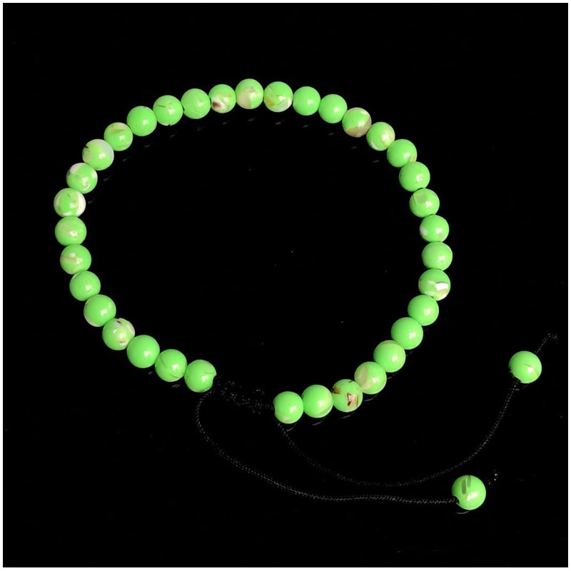 4mm Stone Beads Adjustable Bracelet For Men Shell turquoise malachite Chalcedony Onyx Woven Bracelets Women Yoga Jewelry