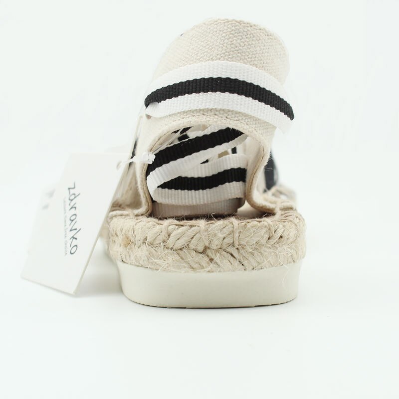 Zapatos de plataforma con cordones y tacón plano para mujer
