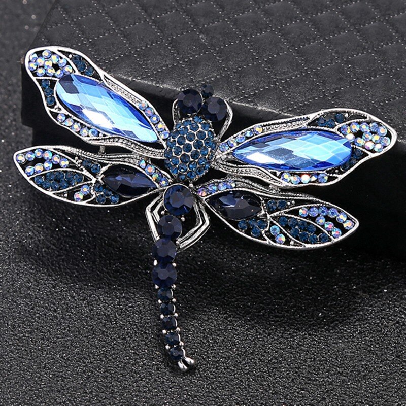 Vintage Dragonfly Broches Voor Vrouwen Grote Insect Broche Pins Jurk Jas Accessoires Leuke Sieraden