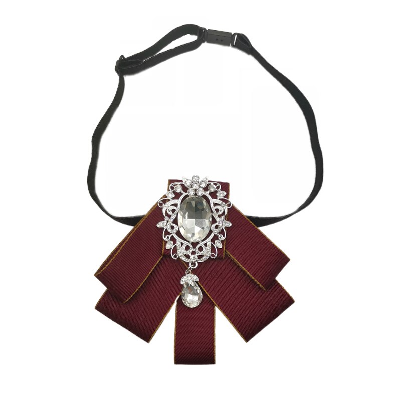 [Jeweled wisiorek] muszka damska styl japońnarty muszka dopasowana koszula sukienka z kokardą ślub prezent dla mężczyzny zestaw dla kobiet