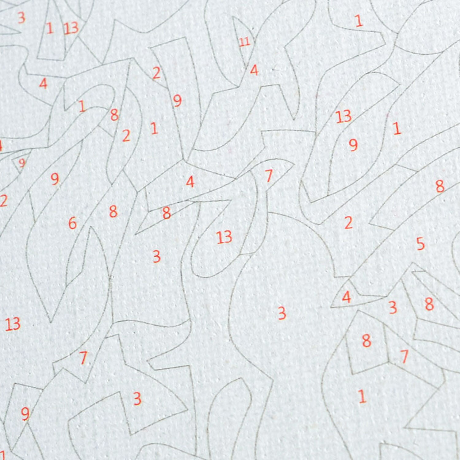 DIY Digital Oil Painting Kit Frameless Paint by Numbers Canvas for Adults Kids Beginners Rooms Office Oil Drawing Tools 40x50cm