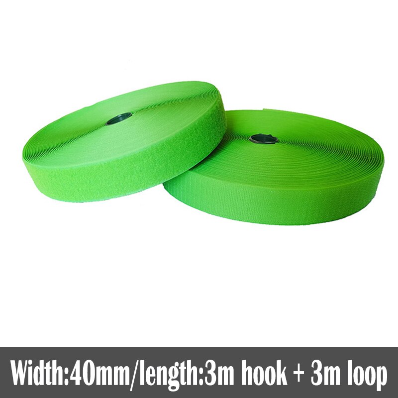 40mm Width no adhesive fastener tape stick clothing tape sewing accessories hook loop sticker strip strap stick 3 meters: Color 08