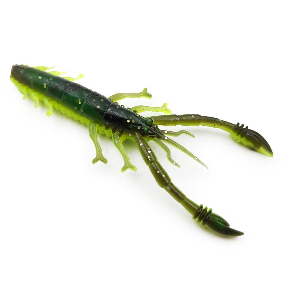 thumbnail image 2 of Yoshikawa 12-Pack Soft Lure Mini Crayfish - 40mm 0.9g For Beach Carp Coarse Fishing Perch Bass 2 of 6
