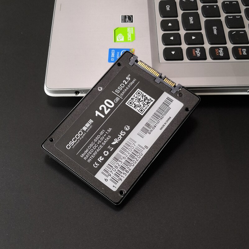 Oscoo 2,5 Zoll 120GB 128GB Interne Sata SSD Festplatte Volle Kapazität Verlängerte fest Zustand Disk