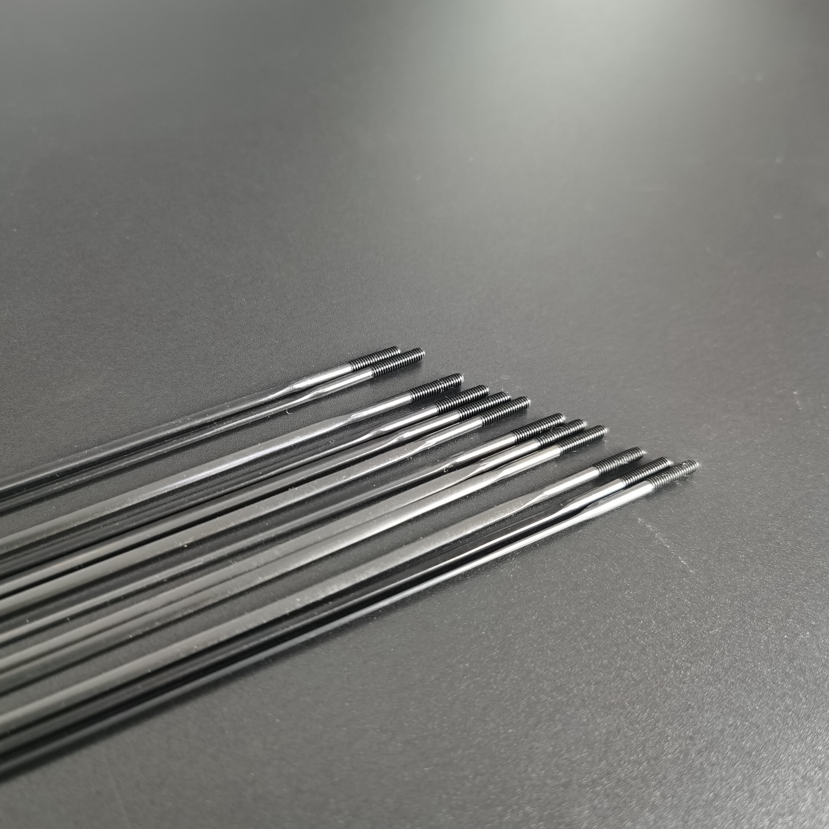 12pcs/lot Sapim CX-Ray Spokes, BLACK Color, Bladed Aero Spokes, 230-310mm with Aluminium Nipples